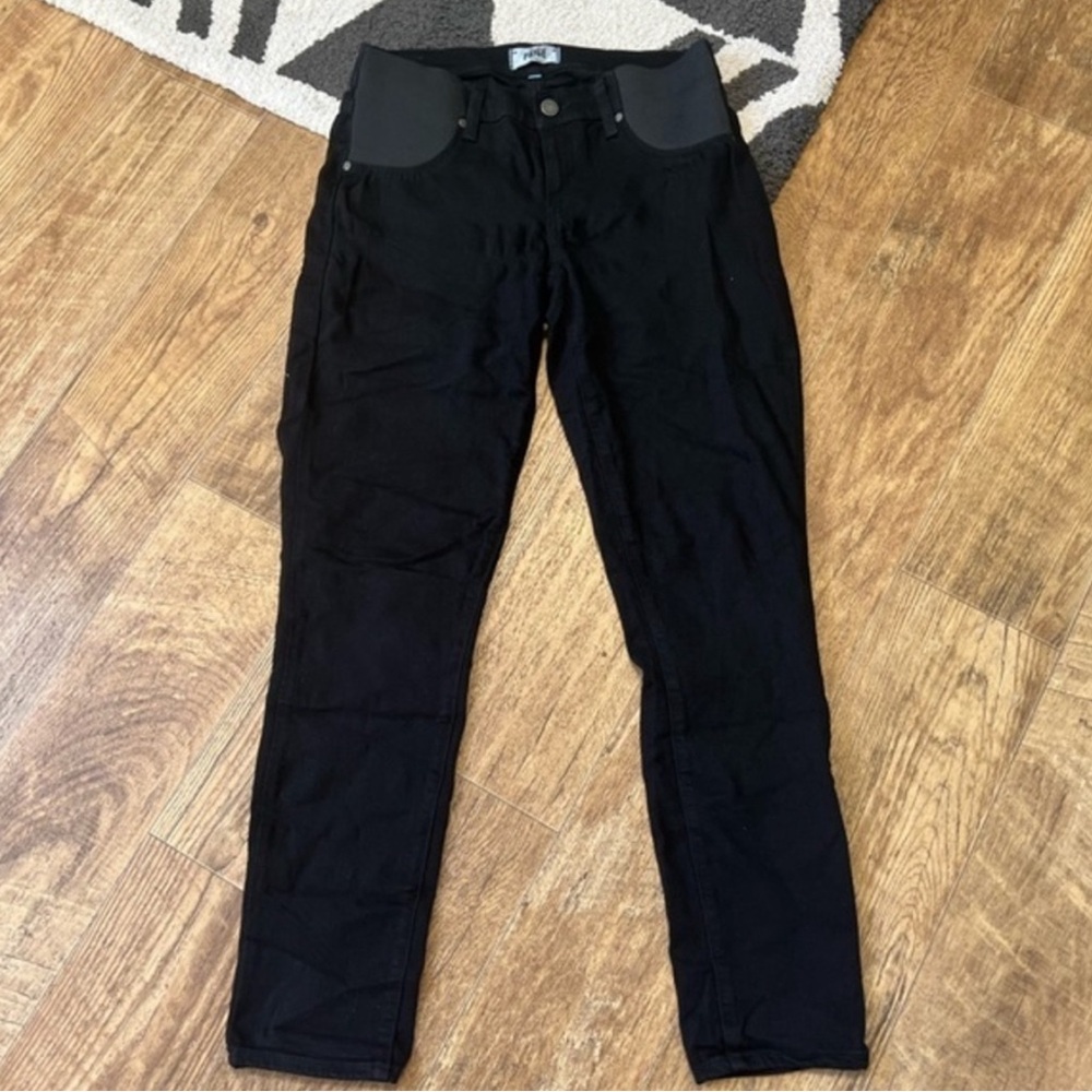 Paige verdugo ultra skinny black denim jeans